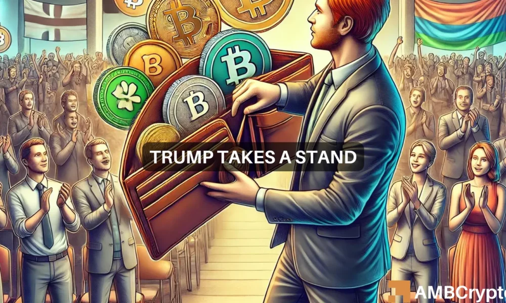 Donald Trump's crypto-pivot - +1M in ETH, +7M in NFT licensing deal