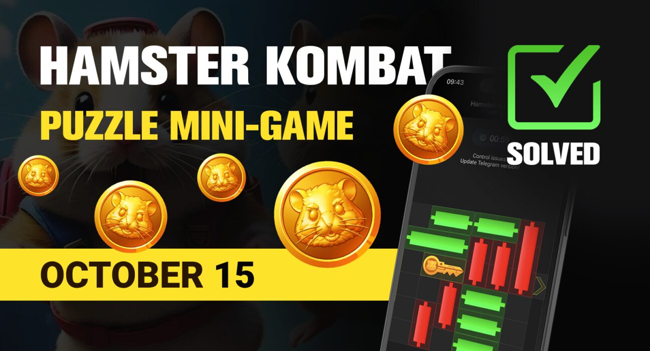 Hamster Kombat Mini Game Puzzle Solution - October 15, 2024