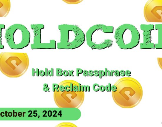 HoldCoin Daily Combo and Reclaim Code for October 25, 2024