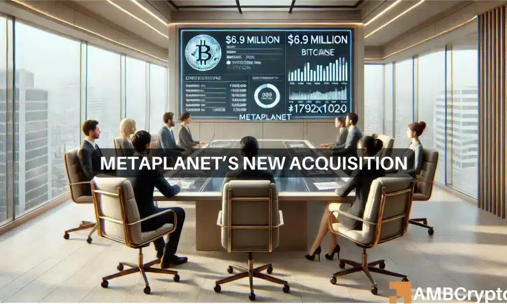 Japan’s Metaplanet increases Bitcoin holdings with $6.9M purchase