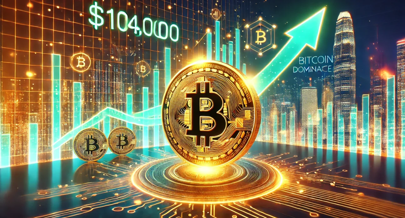 Bitcoin Price Hits $104K and Dominance Soars To 57%